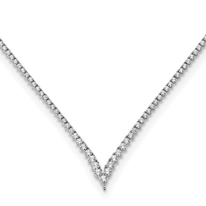 Buy Exclusive 14K White Gold 9.29ct Diamond Necklace Mounting - Stylish Value!-1