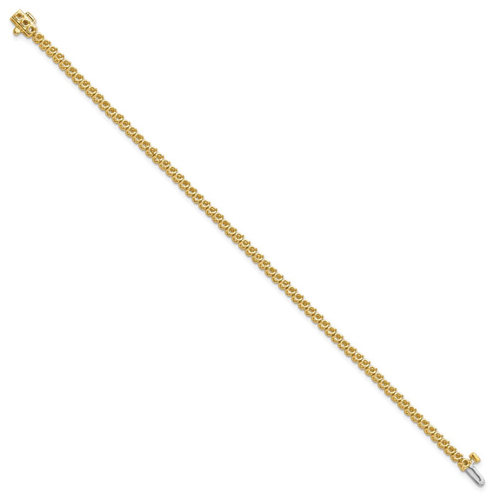 Shop Stylish 14K Gold 1.9mm Round Diamond Bracelet Setting - Luxury Design-2