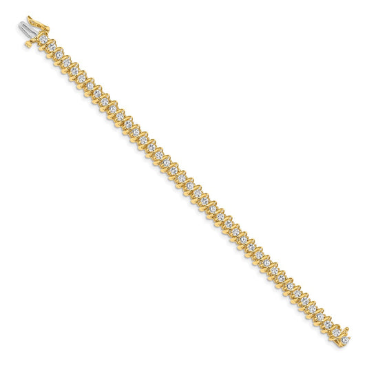 Shop Exclusive 14K Gold 2.9mm Diamond Tennis Bracelet Setting - Stylish Luxury
