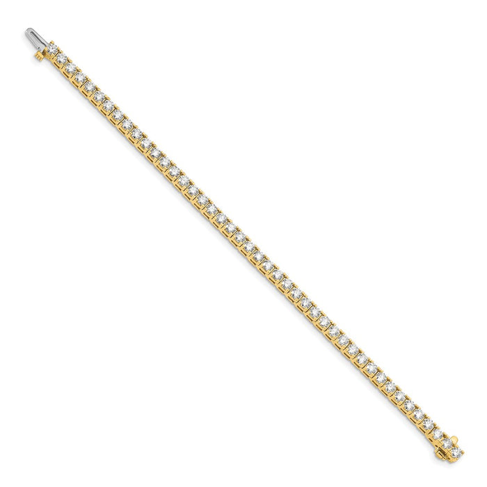 Shop Exclusive 14K Gold Diamond Tennis Bracelet | Stylish Luxury Value Design-2
