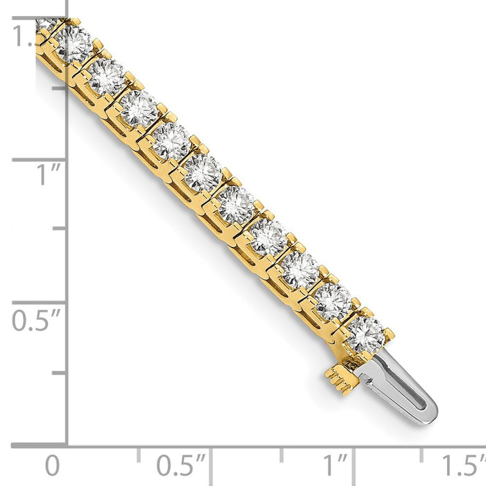 Shop Exclusive 14K Gold Diamond Tennis Bracelet | Stylish Luxury Value Design-4