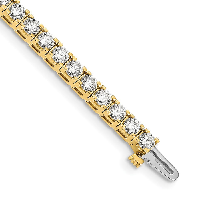 Shop Exclusive 14K Gold Diamond Tennis Bracelet | Stylish Luxury Value Design-1