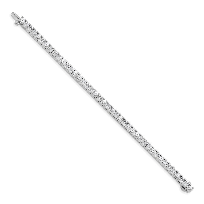 Shop Exclusive 14K White Gold Tennis Bracelet Setting - Stylish & Affordable-2