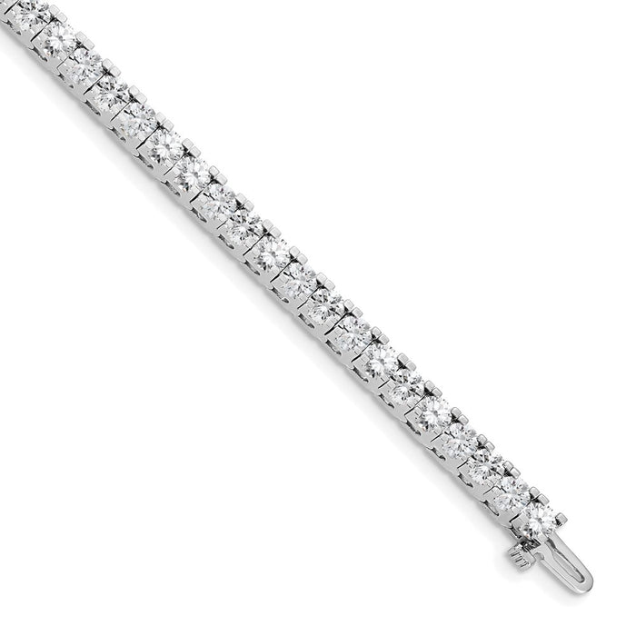 Shop Exclusive 14K White Gold Tennis Bracelet Setting - Stylish & Affordable-1