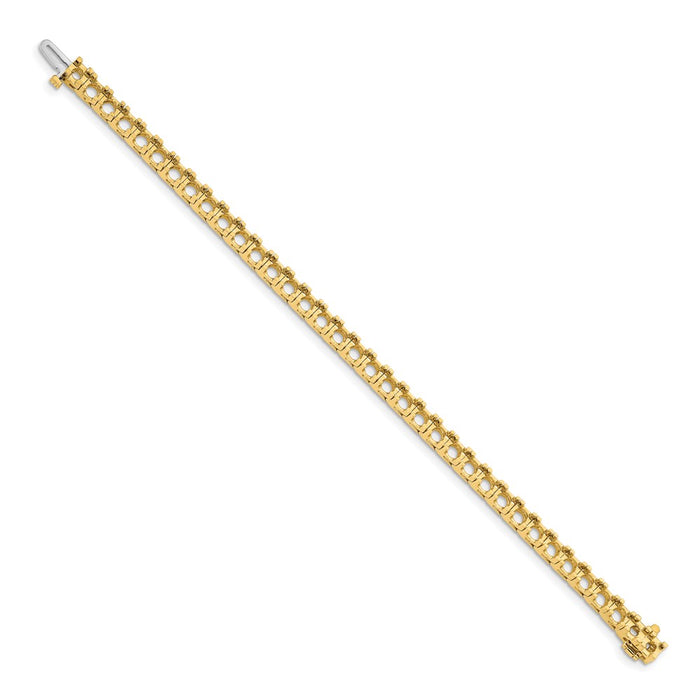 Shop Stylish 14K Gold Diamond Tennis Bracelet Setting - Luxury Design, Affordable Price-2