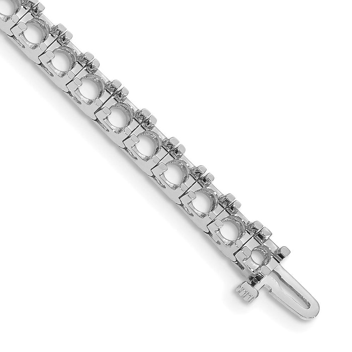 Buy Stylish 14K White Gold Tennis Bracelet Setting - Luxury Design, Affordable Price-1