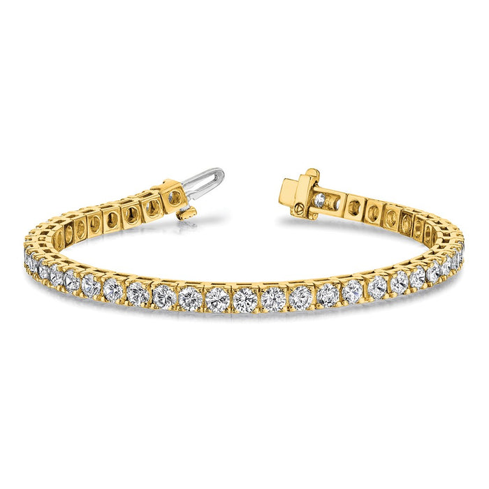 Buy Exclusive 14K Gold Diamond Tennis Bracelet Setting - Stylish & Affordable!-3