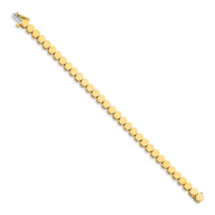 Buy Stylish 14K Gold Add-a-Diamond Bracelet for 4mm Gems, 32 Stones Capacity-2