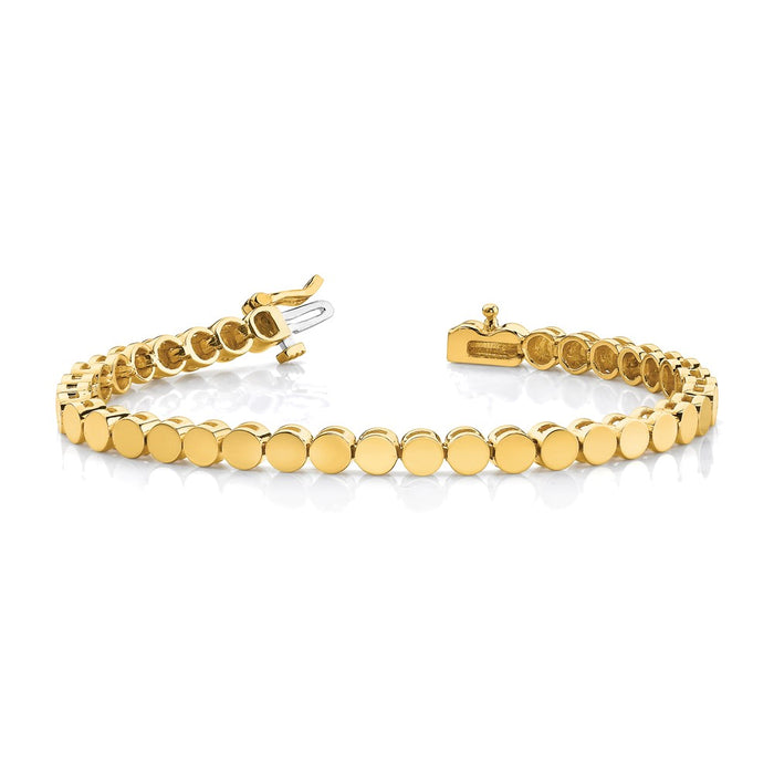 Buy Exclusive 14K Gold Add-a-Diamond Bracelet - 52 Stone Capacity, Stylish!-3