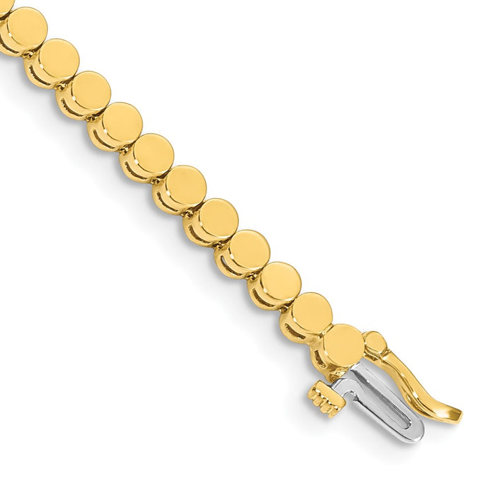 Buy Exclusive 14K Gold Add-a-Diamond Bracelet - 52 Stone Capacity, Stylish!-1