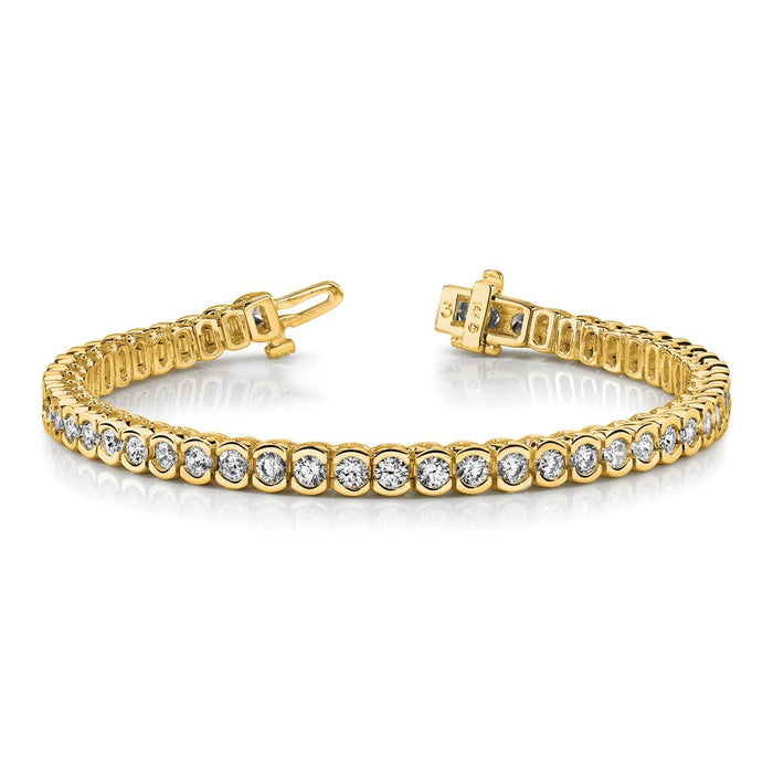 Buy Exclusive 14K Gold Diamond Tennis Bracelet Setting - Stylish Luxury Value!-3