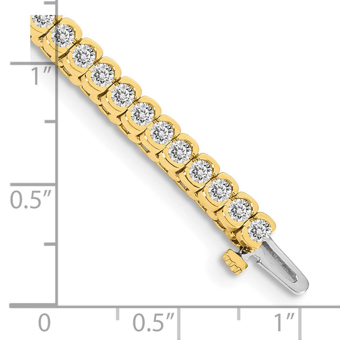 Buy Exclusive 14K Gold Diamond Tennis Bracelet Setting - Stylish Luxury Value!-4