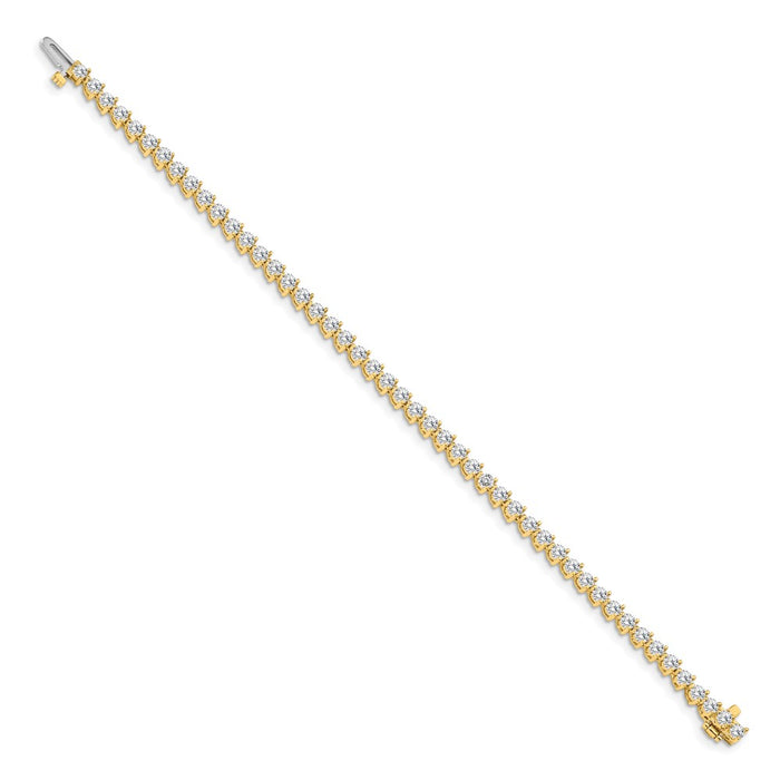 Buy Exclusive 14K Gold Diamond Tennis Bracelet Setting - Stylish & Affordable-2