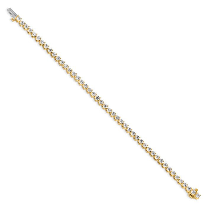Buy Exclusive 14K Gold Diamond Tennis Bracelet - Stylish Luxury Value Piece-2