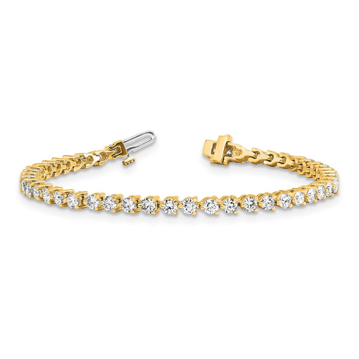 Buy Exclusive 14K Gold Diamond Tennis Bracelet - Stylish Luxury Value Piece-3