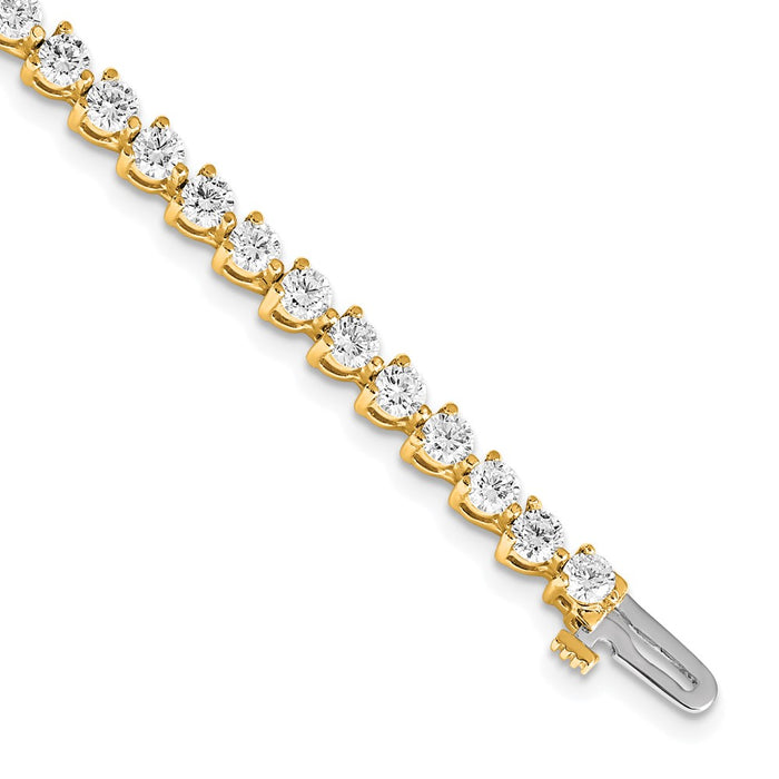 Buy Exclusive 14K Gold Diamond Tennis Bracelet - Stylish Luxury Value Piece-1