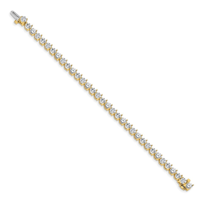 Buy Stylish 14K Gold Diamond Tennis Bracelet Setting - Luxury Value Piece-2