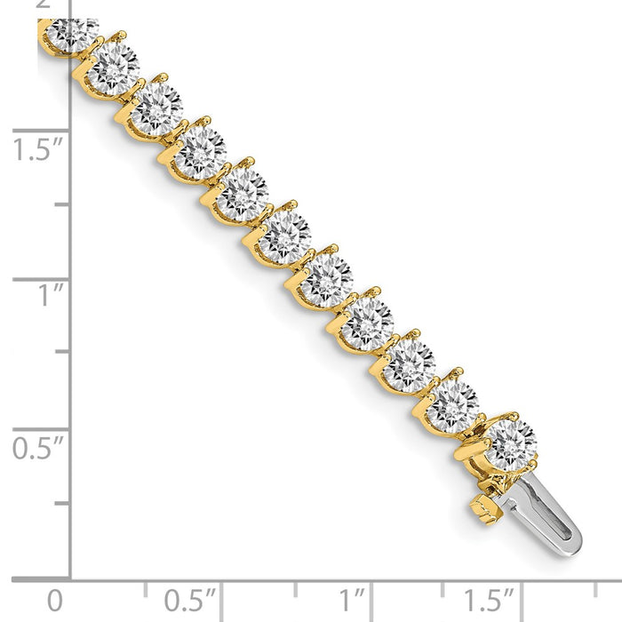 Buy Stylish 14K Gold Diamond Tennis Bracelet Setting - Luxury Value Piece-4