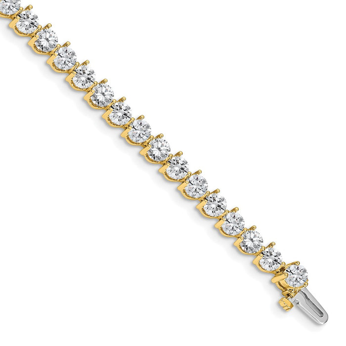 Buy Stylish 14K Gold Diamond Tennis Bracelet Setting - Luxury Value Piece-1