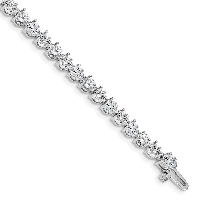 Shop Stylish 14K White Gold Diamond Tennis Bracelet Setting - Luxury Design-1