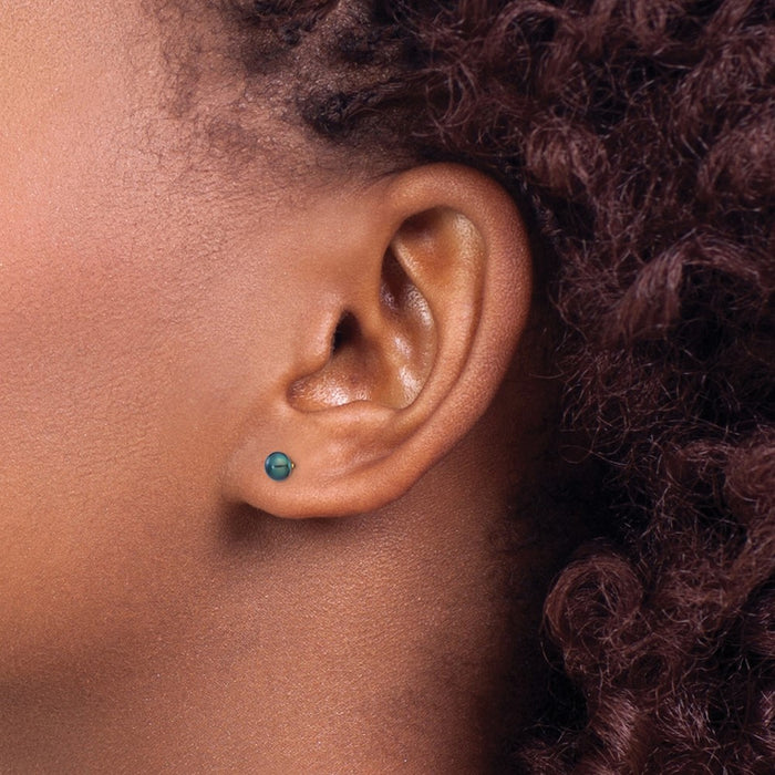 Shop Stylish 14K Gold Freshwater Pearl Stud Earrings - 4-5mm, Affordable Luxury!-3