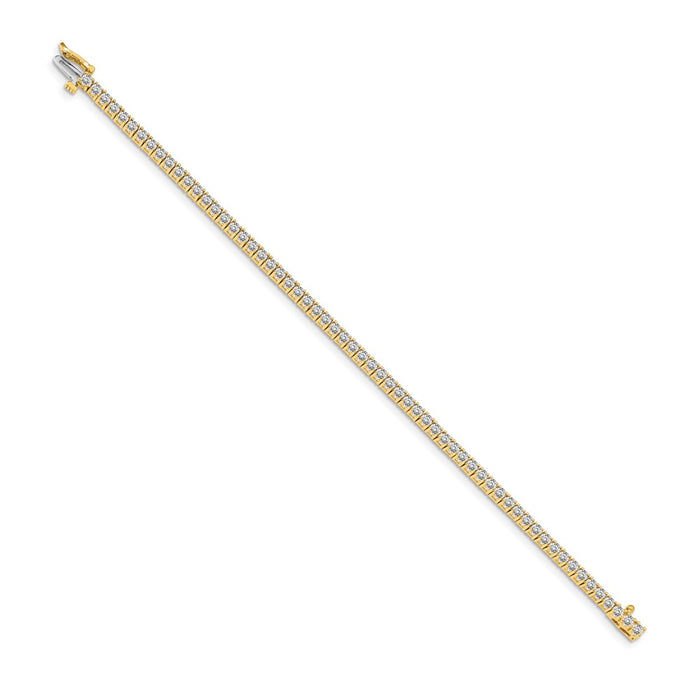 Shop Stylish 14K Gold Tennis Bracelet Setting - High-Quality Value Piece-2