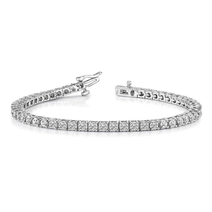 Buy 14K White Gold Tennis Bracelet Setting - Stylish & Affordable Elegance-3
