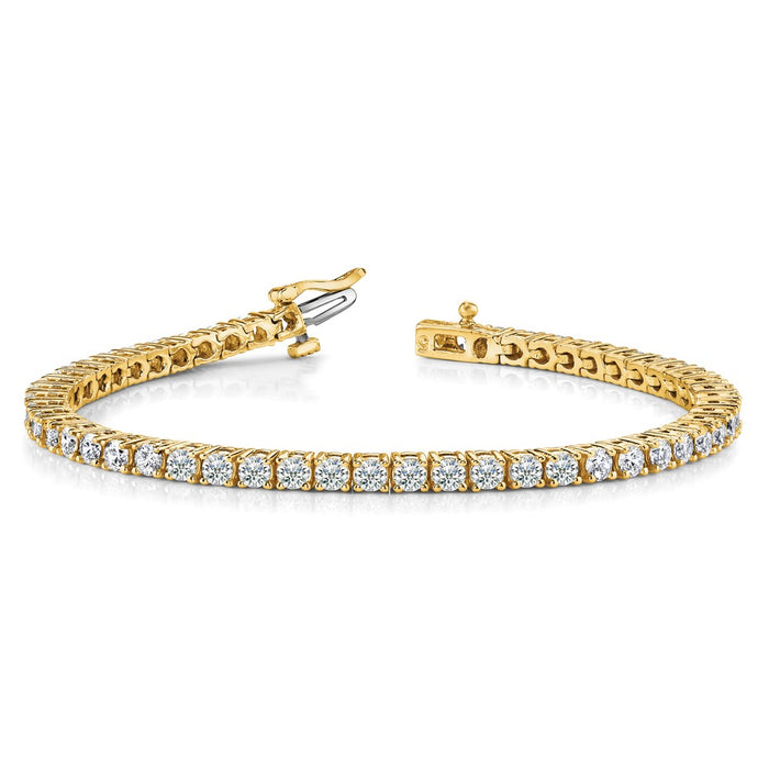 Shop Exclusive 14K Gold Tennis Bracelet Setting - Stylish & High-Quality Design-3