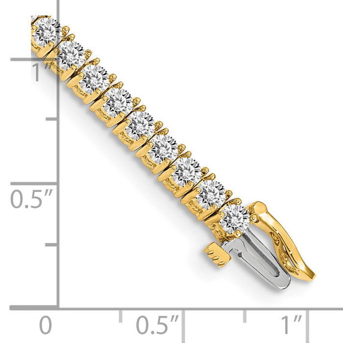 Shop Exclusive 14K Gold Tennis Bracelet Setting - Stylish & High-Quality Design-4