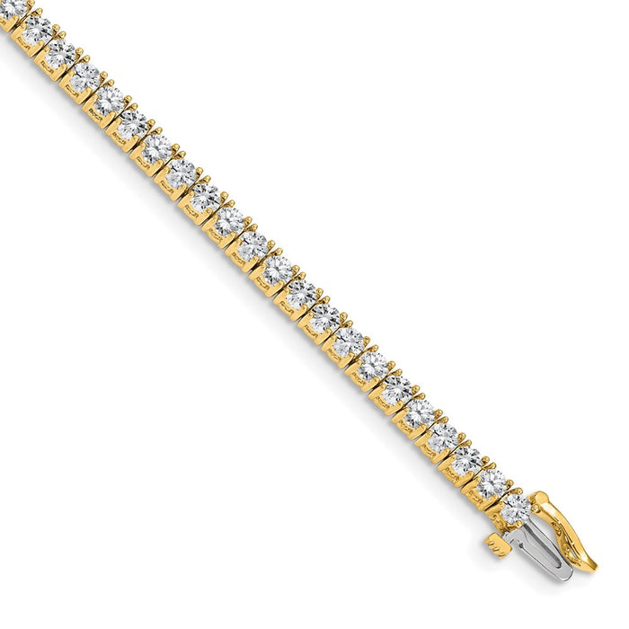 Shop Exclusive 14K Gold Tennis Bracelet Setting - Stylish & High-Quality Design-1