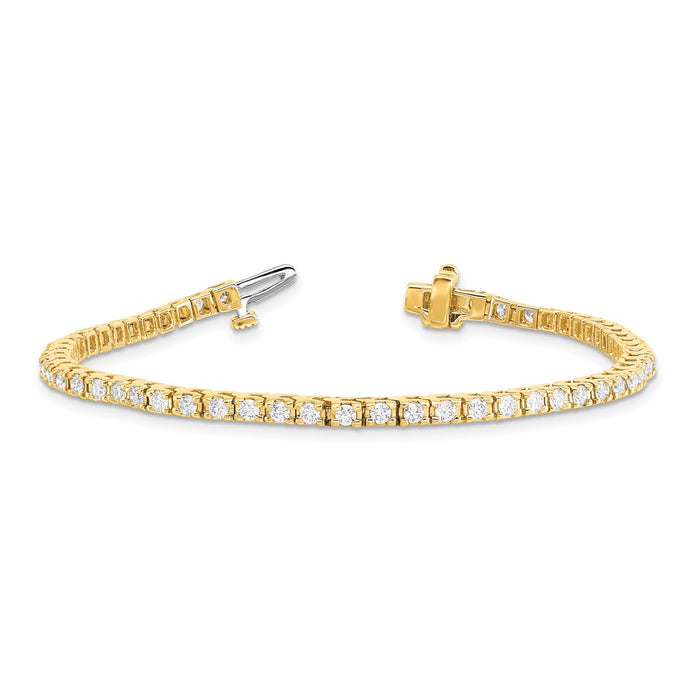 Buy Exclusive 14K Gold Diamond Tennis Bracelet - Stylish & Affordable Luxury-3