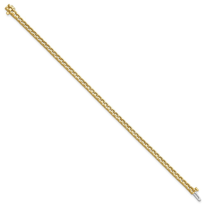 Buy Stylish 14K Gold Diamond Tennis Bracelet Setting - Luxury Design, Affordable Price-2