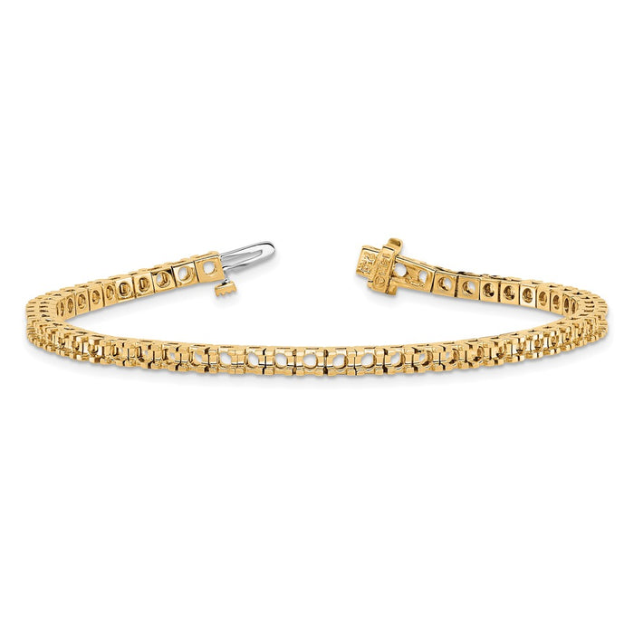 Buy Stylish 14K Gold Diamond Tennis Bracelet Setting - Luxury Design, Affordable Price-3