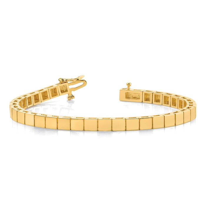 Exclusive 14K Gold Add-a-Diamond Bracelet for 3.5mm Diamonds, Stylish Value!-3