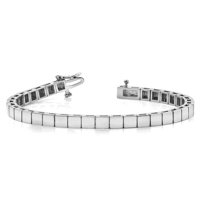 Shop 14K White Gold Add-a-Diamond Bracelet - 36 Settings for 3.5mm Diamonds, Stylish and Affordable!-3