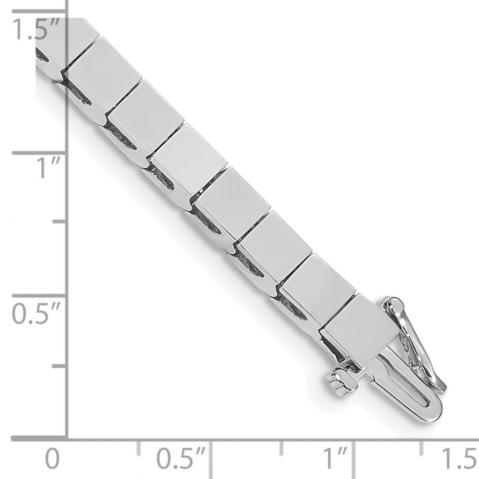 Buy Stylish 14K White Gold Add-a-Diamond Bracelet - 33 Settings for 4mm Diamonds-4