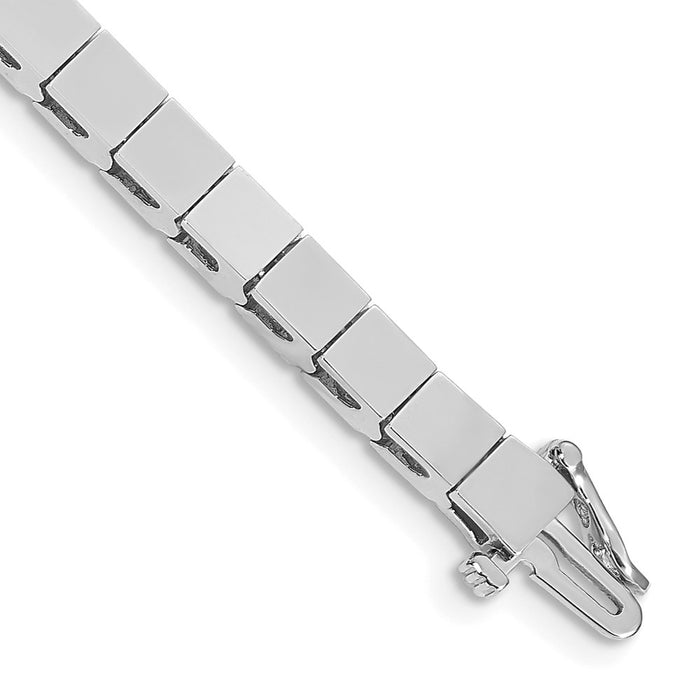Buy Stylish 14K White Gold Add-a-Diamond Bracelet - 33 Settings for 4mm Diamonds-1