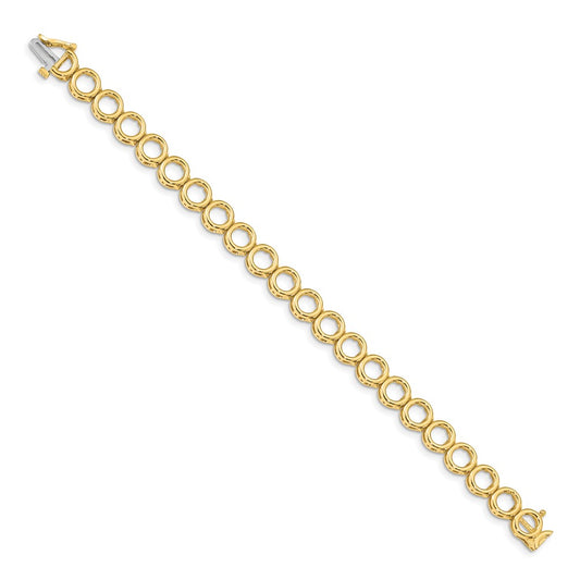 Buy Exclusive 14K Gold Add-a-Diamond Tennis Bracelet - 22 Stone Capacity