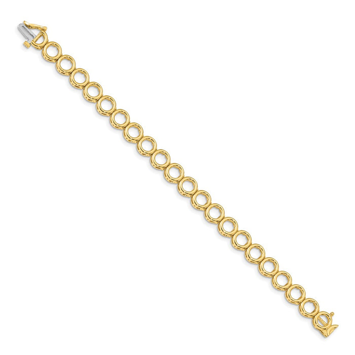 Buy Exclusive 14K Gold Add-a-Diamond Tennis Bracelet - 22 Stone Capacity-2