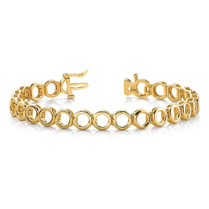 Buy Exclusive 14K Gold Add-a-Diamond Tennis Bracelet - 22 Stone Capacity-3