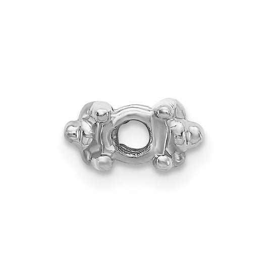 Exclusive 14K White Gold Add-a-Diamond Bracelet - Stylish 3.25mm Head