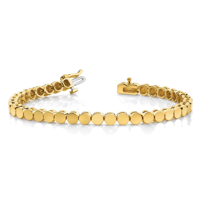 Buy 14K Gold Add-A-Diamond Bracelet, 47 Stone Capacity for 2.75mm Diamonds-3