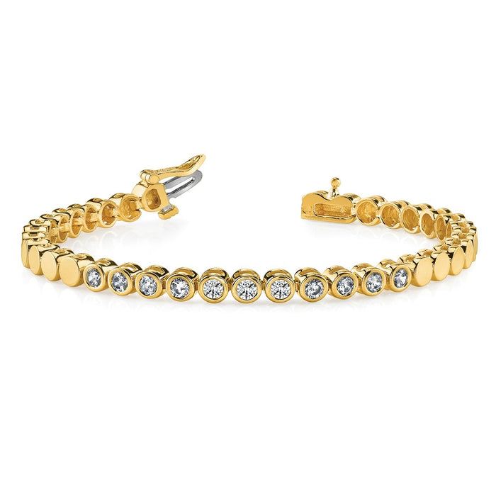 Buy 14K Gold Add-A-Diamond Bracelet, 47 Stone Capacity for 2.75mm Diamonds-4
