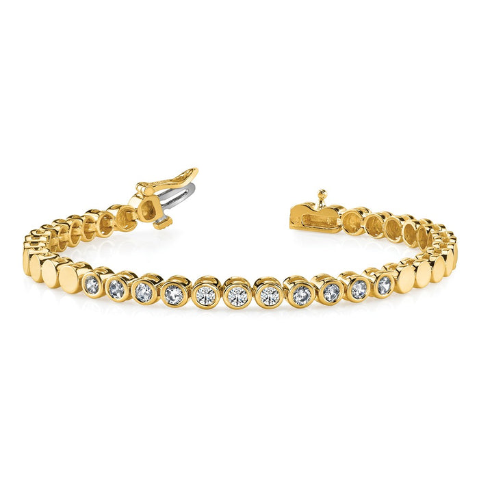 Exclusive 14K Gold Add-a-Diamond Bracelet - 39 Stone Holders for 3mm Diamonds-4