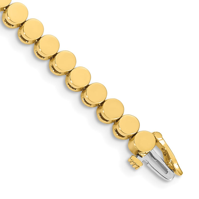 Exclusive 14K Gold Add-a-Diamond Bracelet - 39 Stone Holders for 3mm Diamonds-1