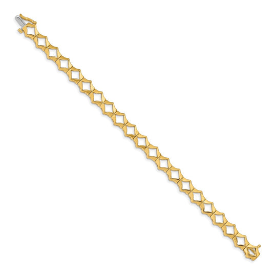Buy Stylish 14K Gold Add-a-Diamond Tennis Bracelet, 21 Stones up to 2.75mm
