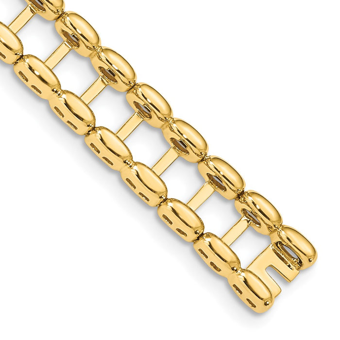 High-Quality 14K Gold Tennis Jacket Blank | Stylish & Affordable Choice!-1