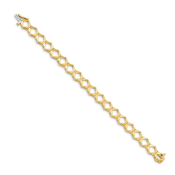 Shop Stylish 14K Gold Add-a-Diamond Tennis Bracelet for 19 Stones, 3.25mm-2
