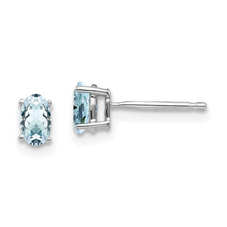 Shop Stylish 14K White Gold Aquamarine Drop Earrings - Luxurious Design, 2 Carats