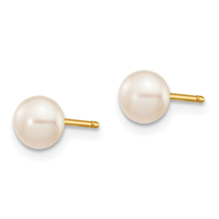 Buy 14K Gold Multicolor Pearl Earrings Set - 3 Pairs, Stylish & Affordable-3